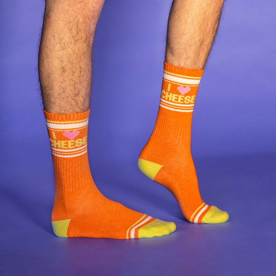 I ❤️ CHEESE Gym Socks