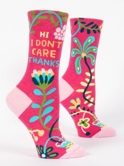Hi. I Don't Care. - Women's Socks