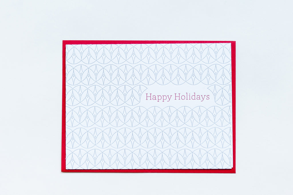 HP | Holiday Pattern Art Deco 1 Card