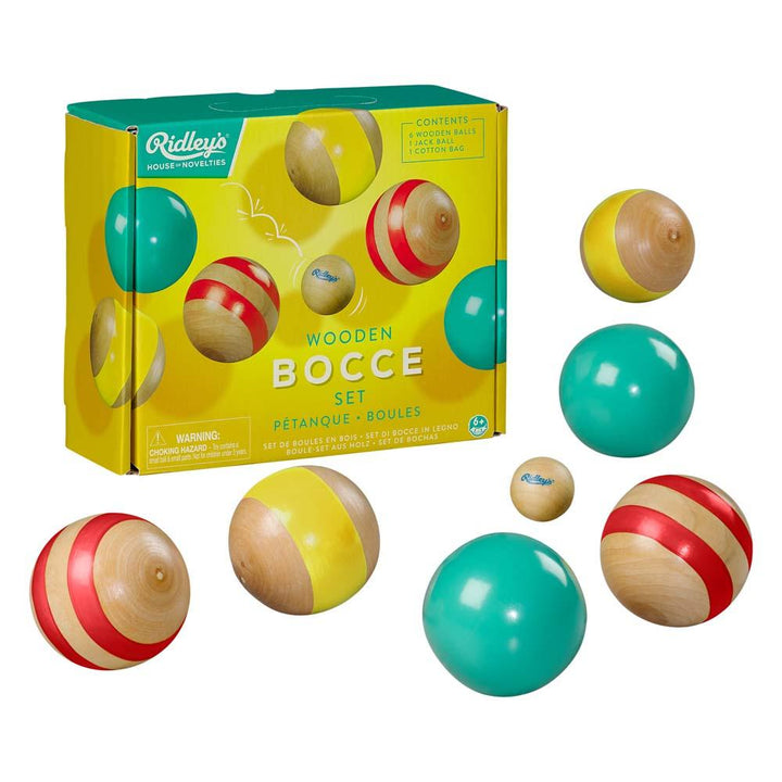 Wooden Bocce Set