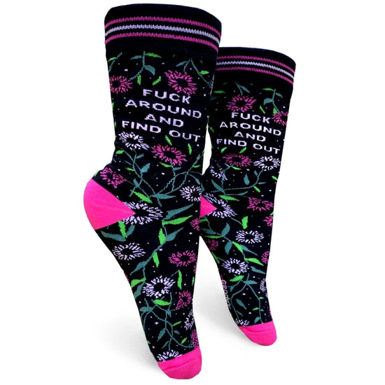 Fuck Around and Find Out Womens Socks