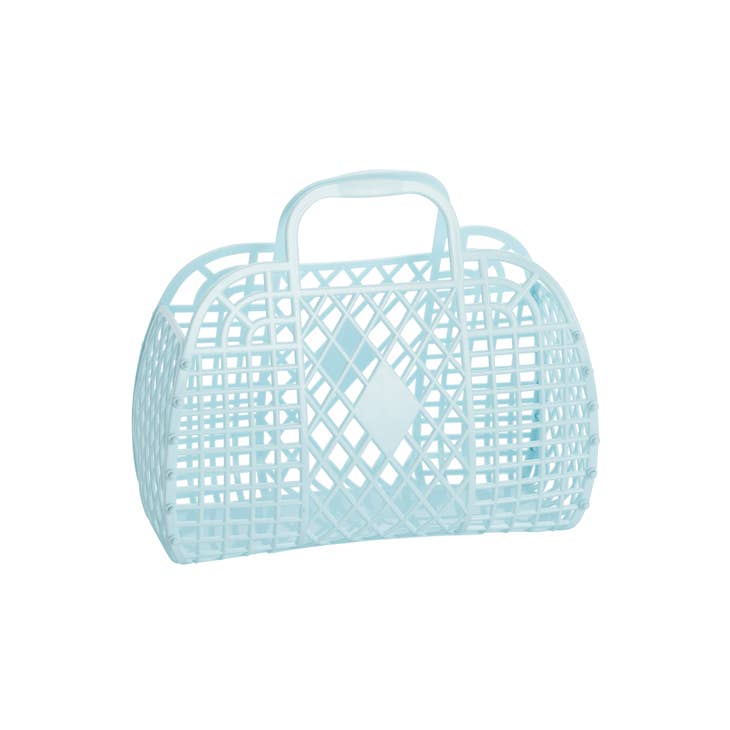 Retro Basket Jelly Bag - Blue