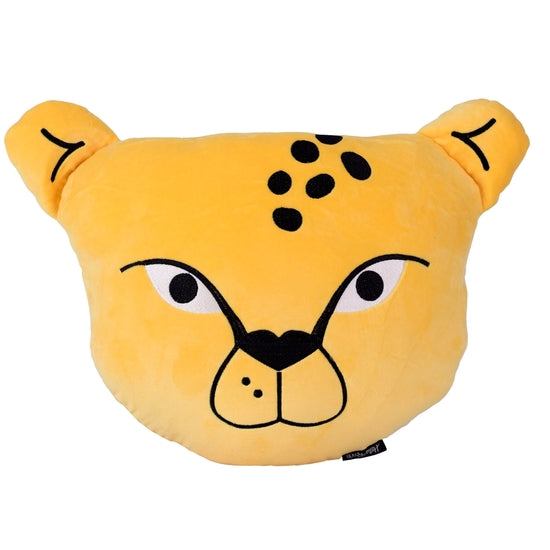 Cheetah Head Pillow