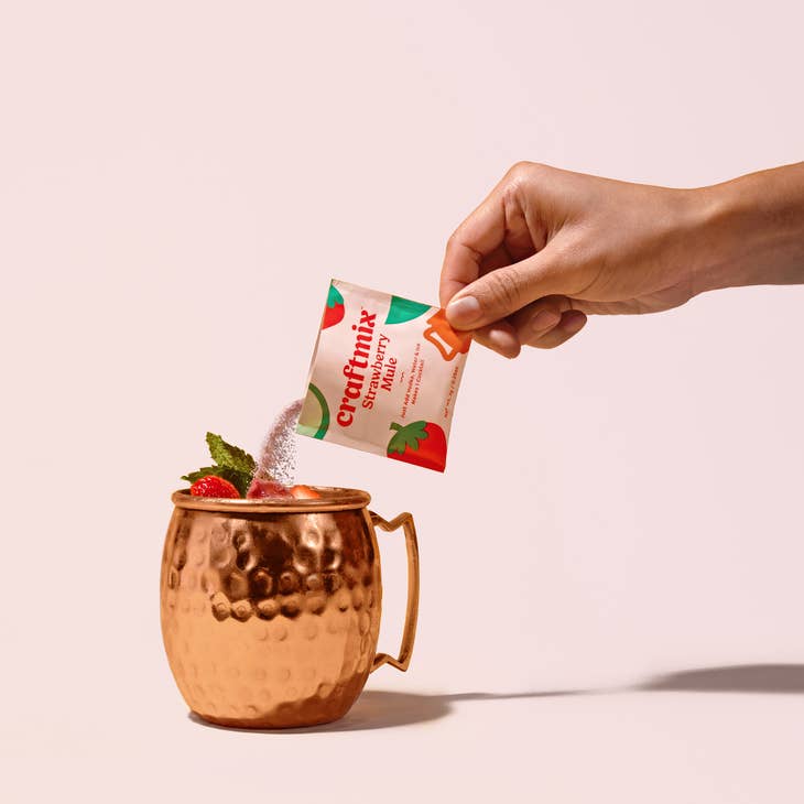 Strawberry Mule Cocktail Mixer Packet