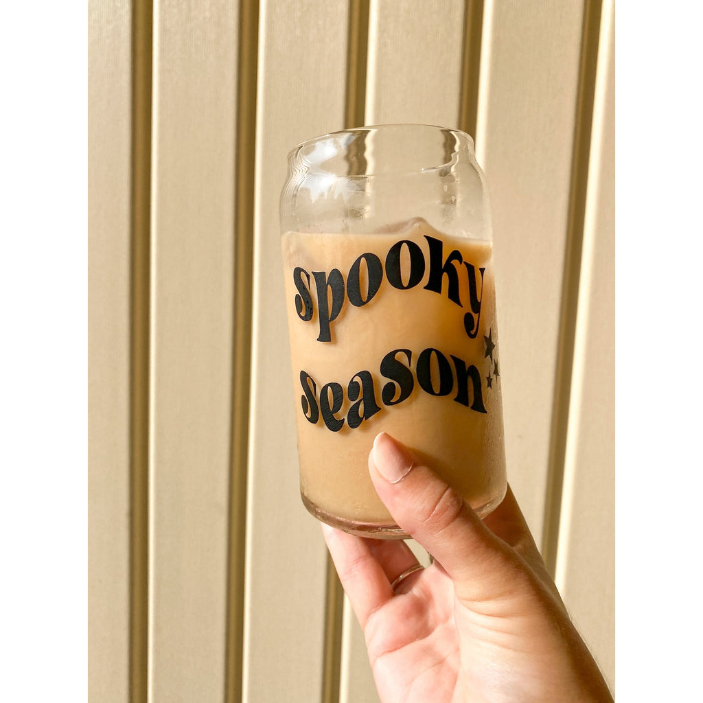 Spooky Season Can Glass Cup