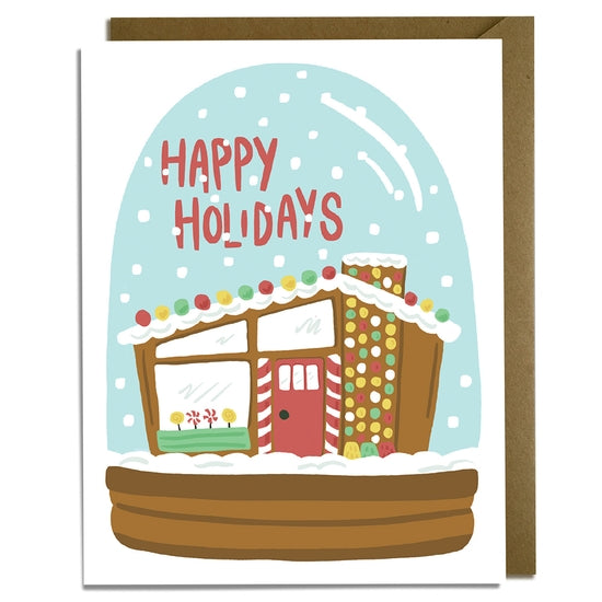 Holiday Snow Globe Card