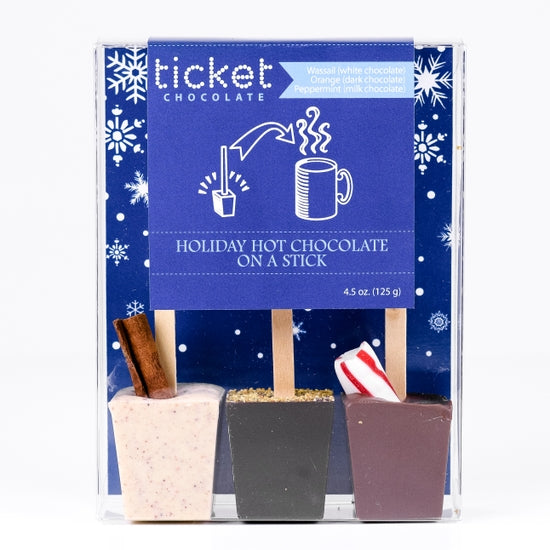 Holiday 3-Pack Hot Chocolate On A Stick