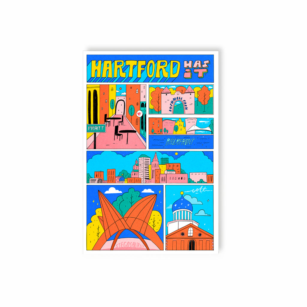 HP | Hartford Has It Postcard