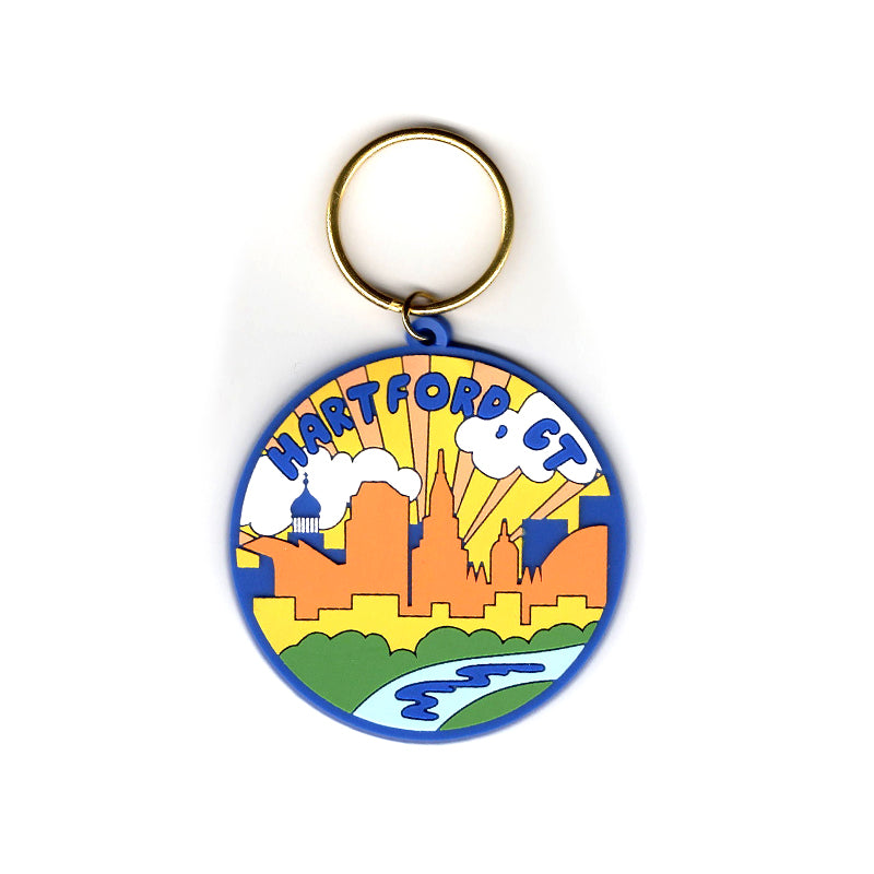 After the Clouds Hartford Keychain