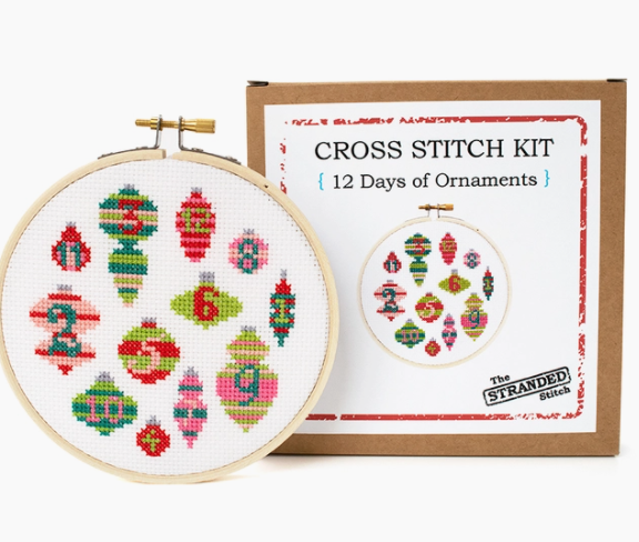 12 Days of Ornaments Cross Stitch Kit