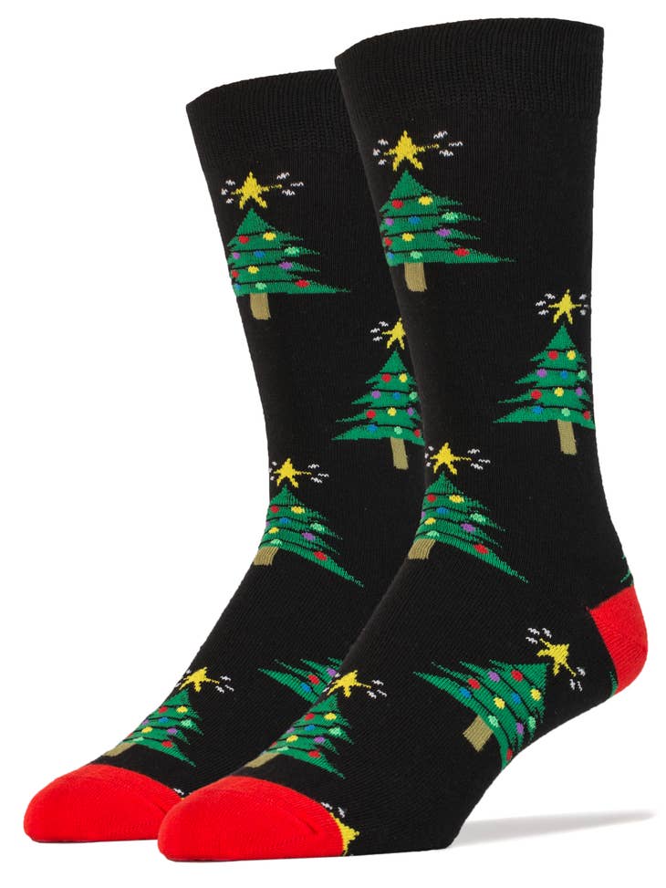 Men's Holiday Funny Crew Cotton Socks