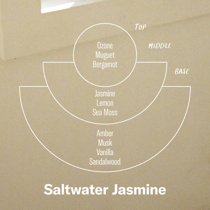 Saltwater Jasmine Soy Candle