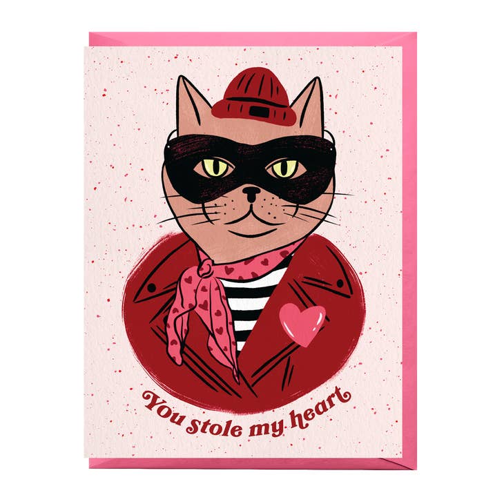 Cat Burglar Love Card