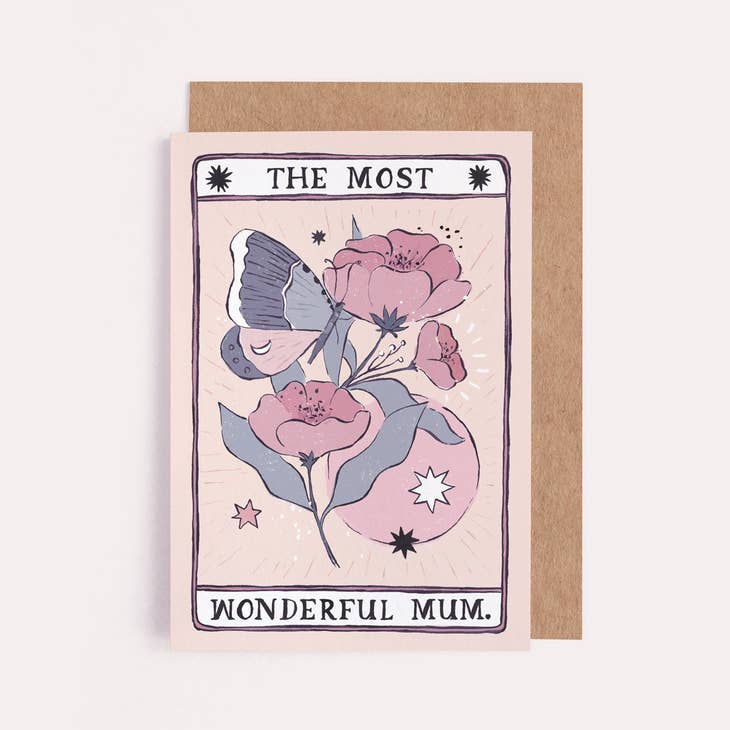 Tarot Flower Mum Card