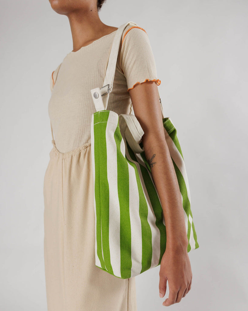 Green Stripe Duck Bag