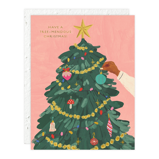 Christmas Tree Hanging Card