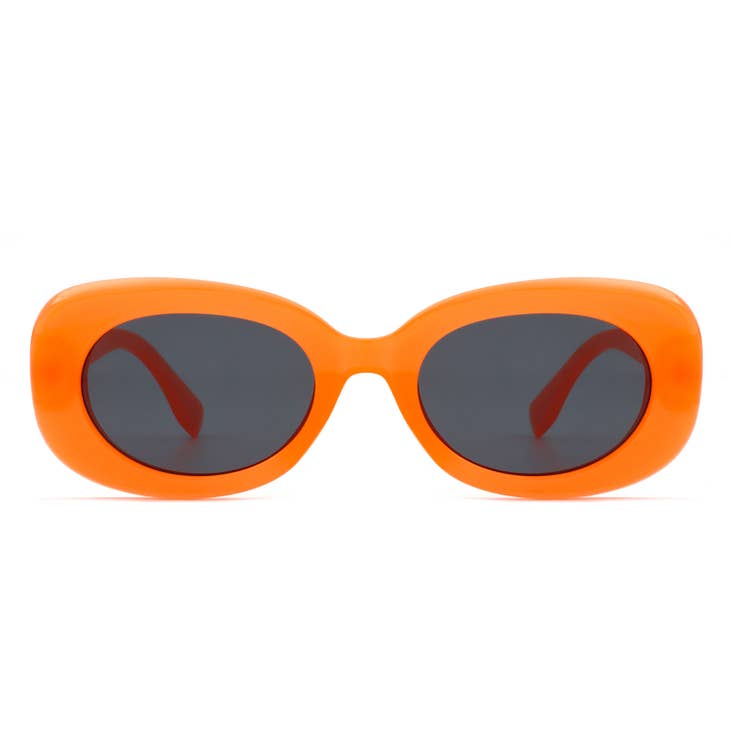 Orange Retro 90s Sunglasses