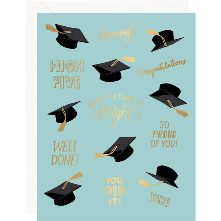 Hats Off Grad Card