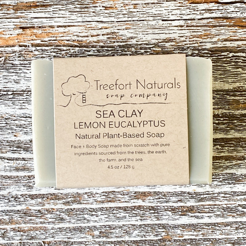 Sea Clay + Lemon Eucalyptus Soap