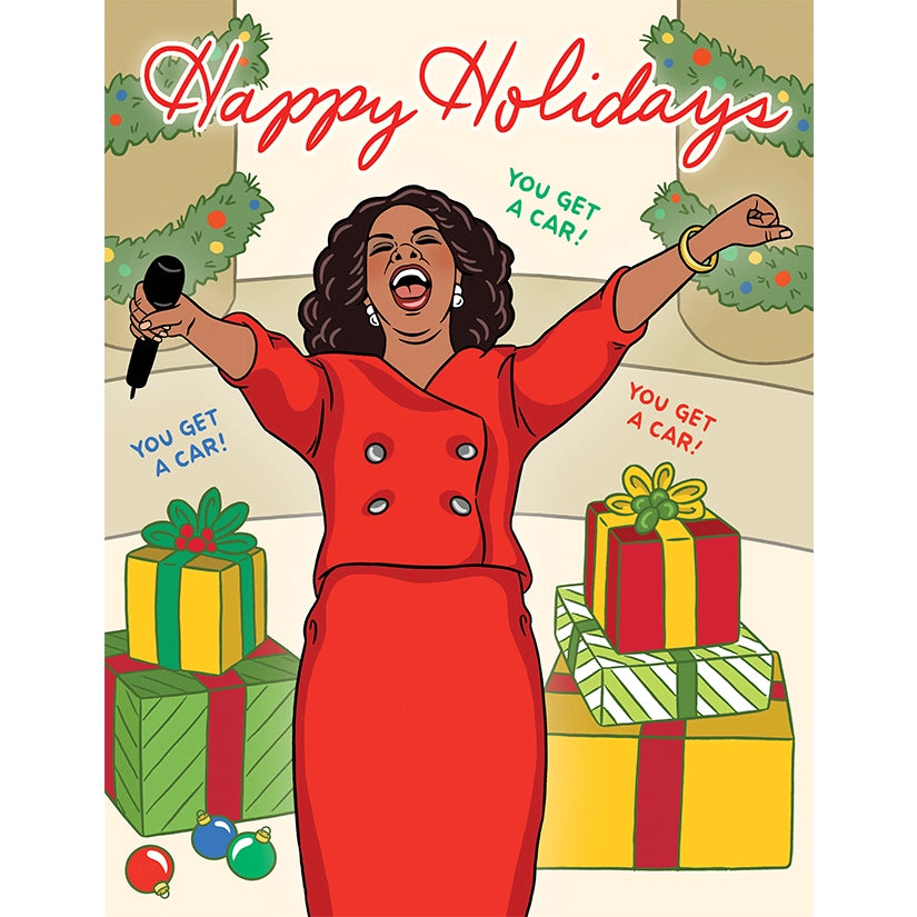 Oprah Happy Holidays Card