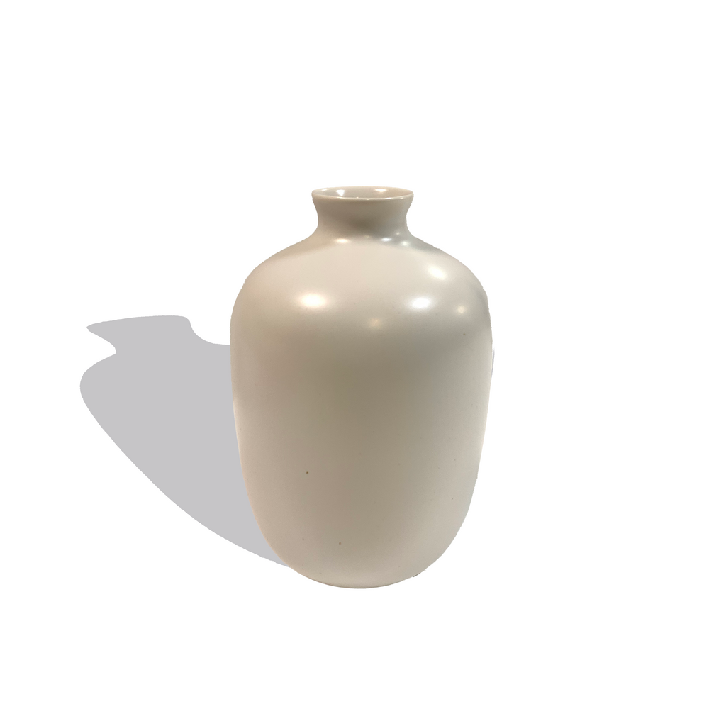 Semi-Matte White Vase 10