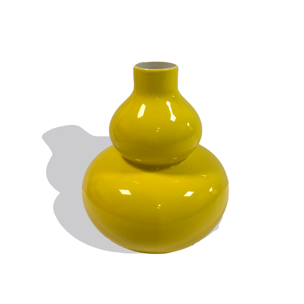Yellow Glossy Mini Vase
